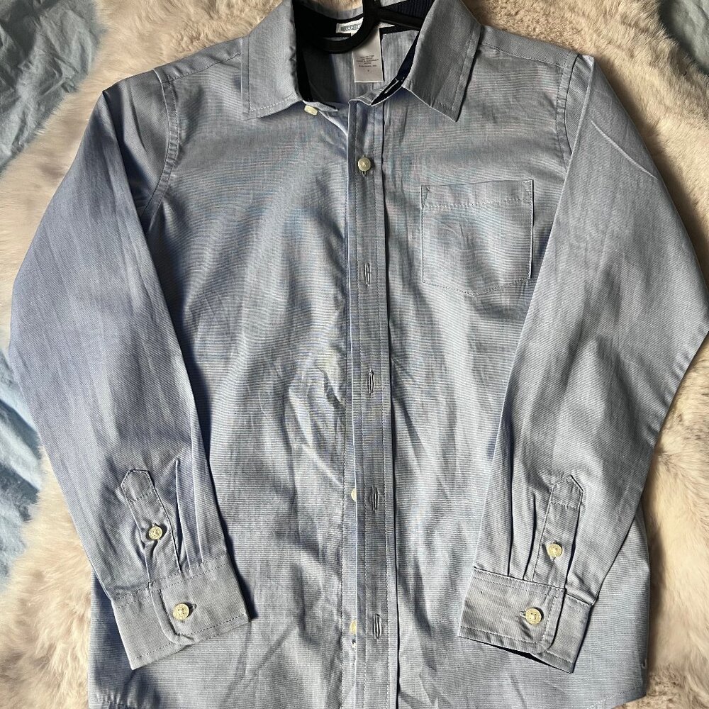 Boy's Light Blue Long Sleeve Dress Shirt - New with Tags
